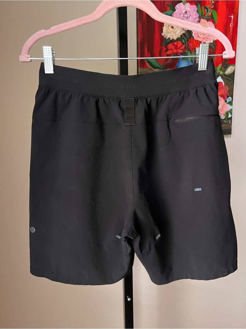 Lululemon license to train Men's Performance Running Shorts - Black - Picture 6 of 9